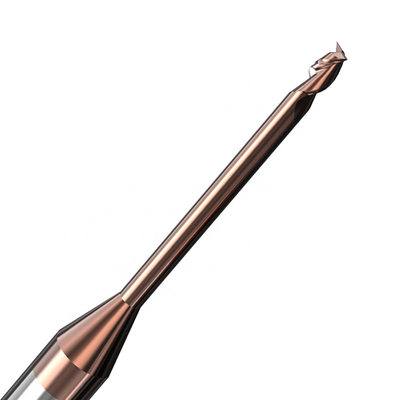Hohe Härte-Stahl2 Flöten-Karbid-Schaftfräser 1.5mm quadratisches Hrc65