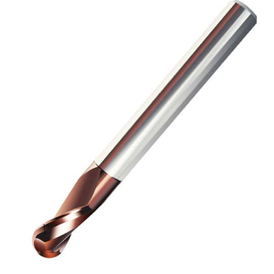 Hohes Karbid-quadratischer Schaftfräser Hrc65 SX des Härte-Stahl-2 der Flöten-R2