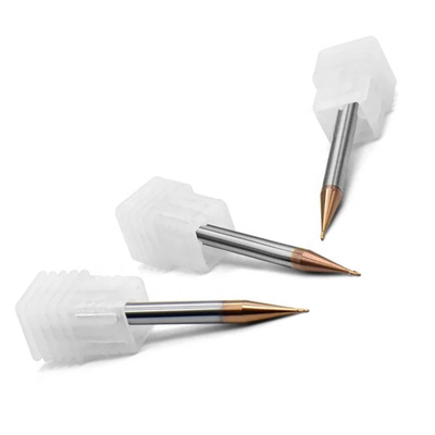 0.2mm Mikroende Mills Tungsten Carbide Helix Angle 35 Grad