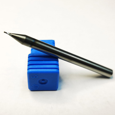 Flöten-Ball-Nasen-Schaftfräser 0.3mm Hrc55 des Hartmetall-Mikro-2