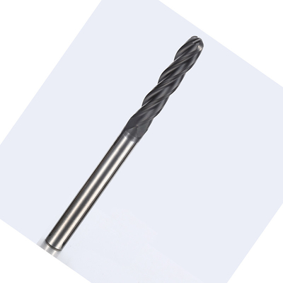Ball-Nasen-langes Schaft-Ende Mills For Graphite Diamond Coateds R4