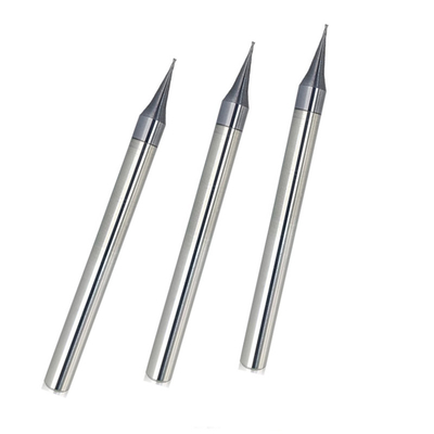 Zylinderschaft zwei geriffelt 0.3mm quadratisches Mikroende Mills Hrc 65