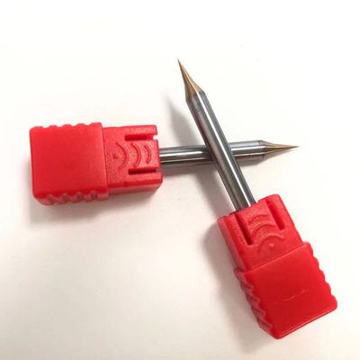 Anschnitt-Mühle Hrc65 des Hartmetall-zwei quadratische der Flöten-0.1mm