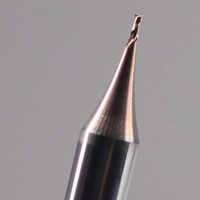 Überzogenes Nano-Hartmetall 0,4 Millimeter-Schaftfräser Hrc65
