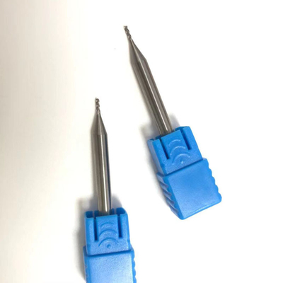 2 Schaftfräser H60RC der Flöten-Hartmetall-Schaftfräser-D0.8
