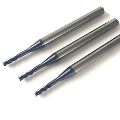 StahlSchaftfräser Hrc65 lange des Hals-Härte-fester Hartmetall-2.5mm