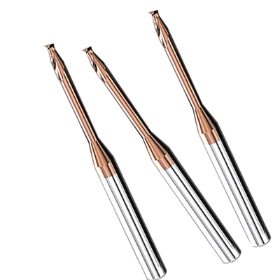 Besonders langer Nasen-Schaftfräser Hrc65 SX des Hals-2 quadratischer der Flöten-2mm